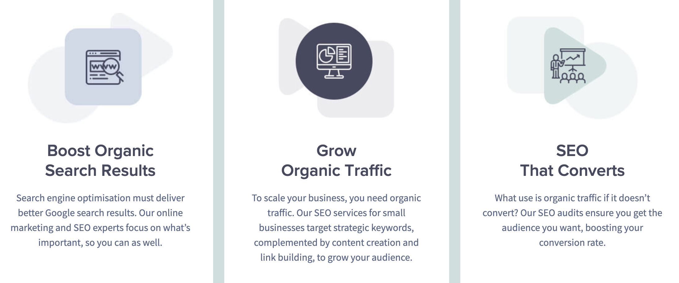 range of seo services