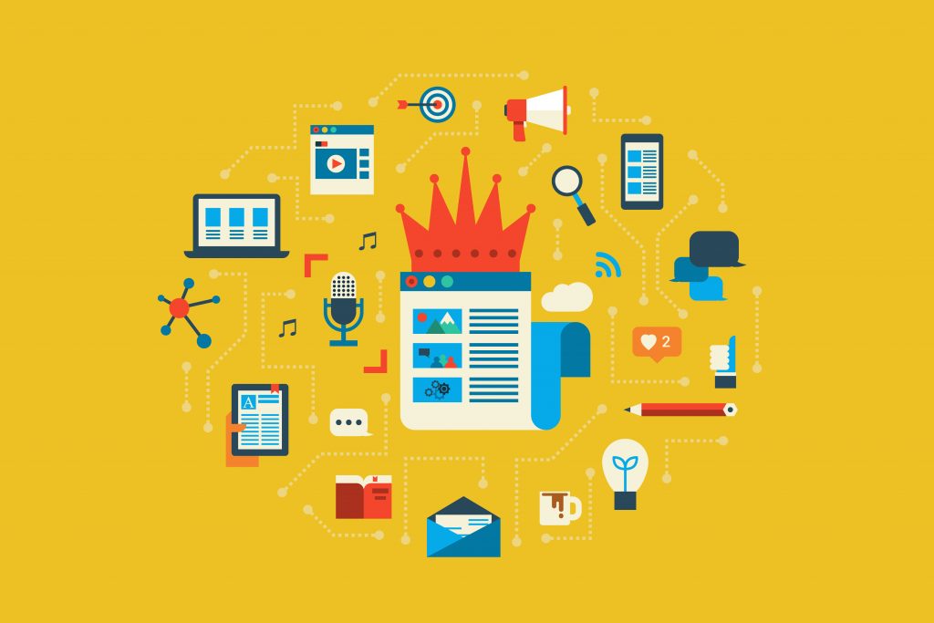 content marketing icons