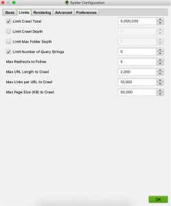 crawl for content audit