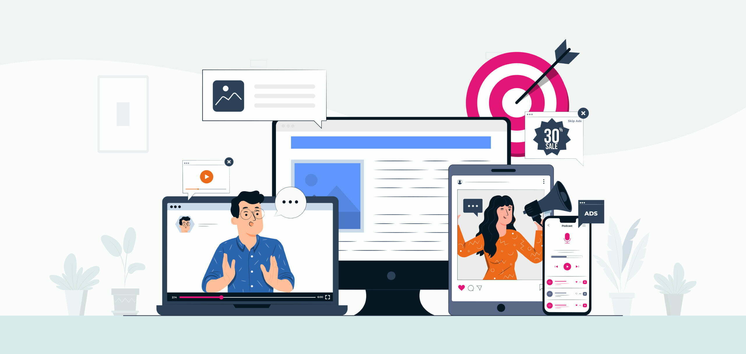 content marketing vs paid advertising featured image