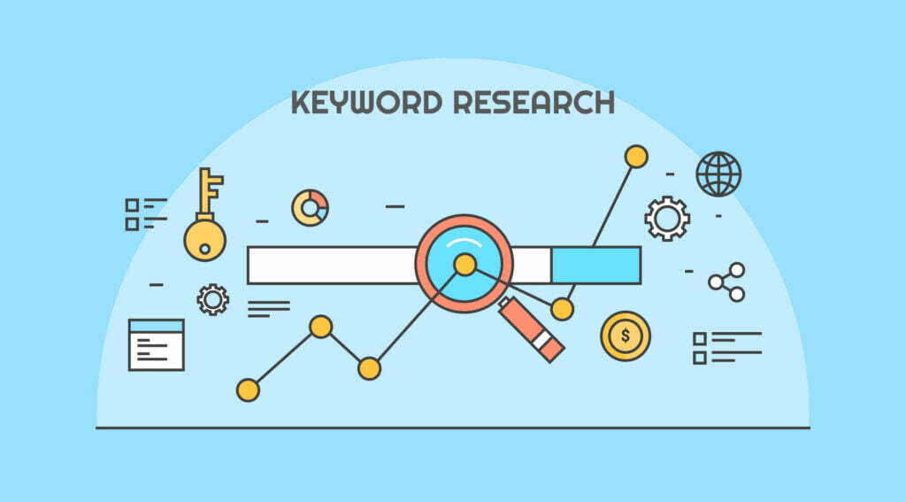 Illustration for keyword research