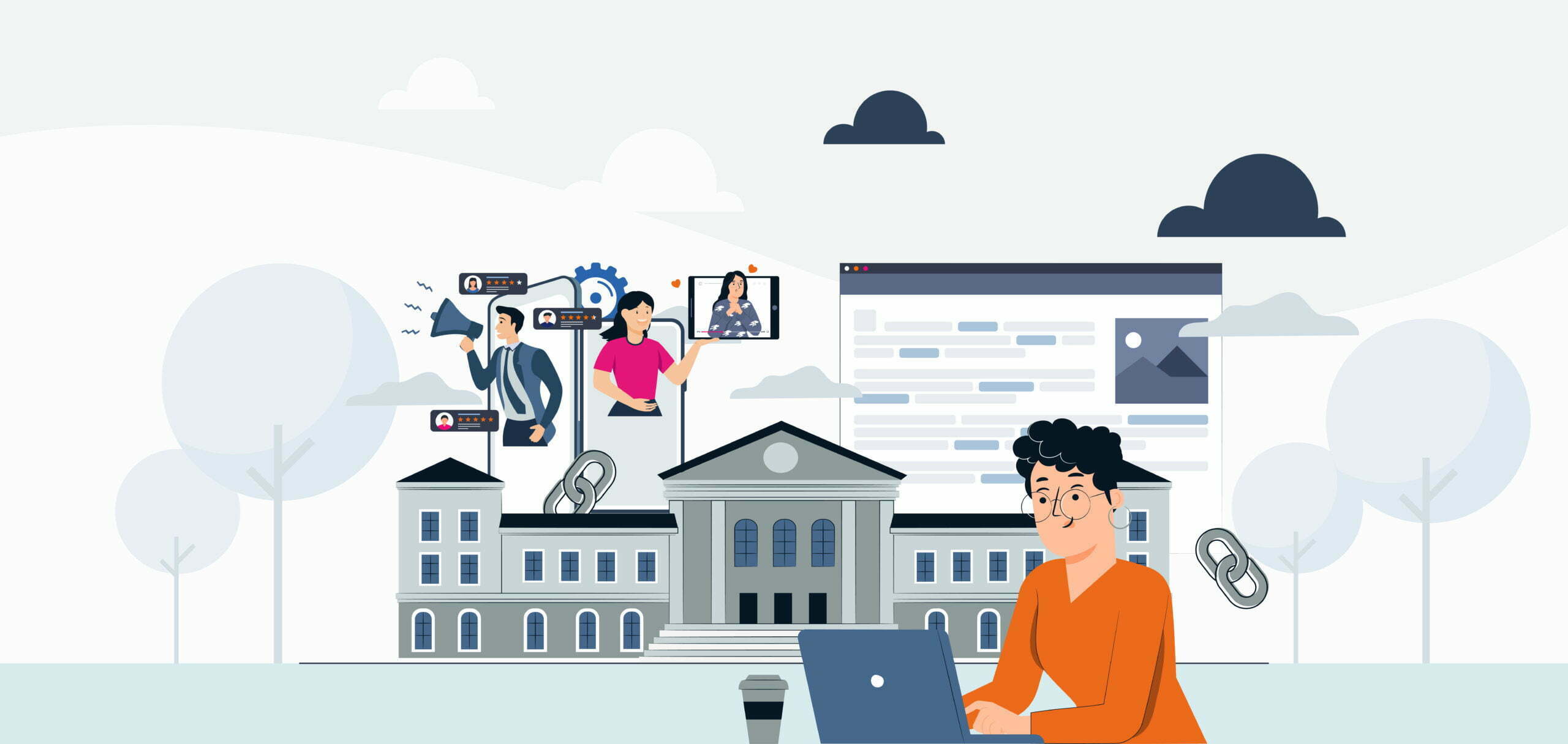 Building strong backlinks for school SEO featured image