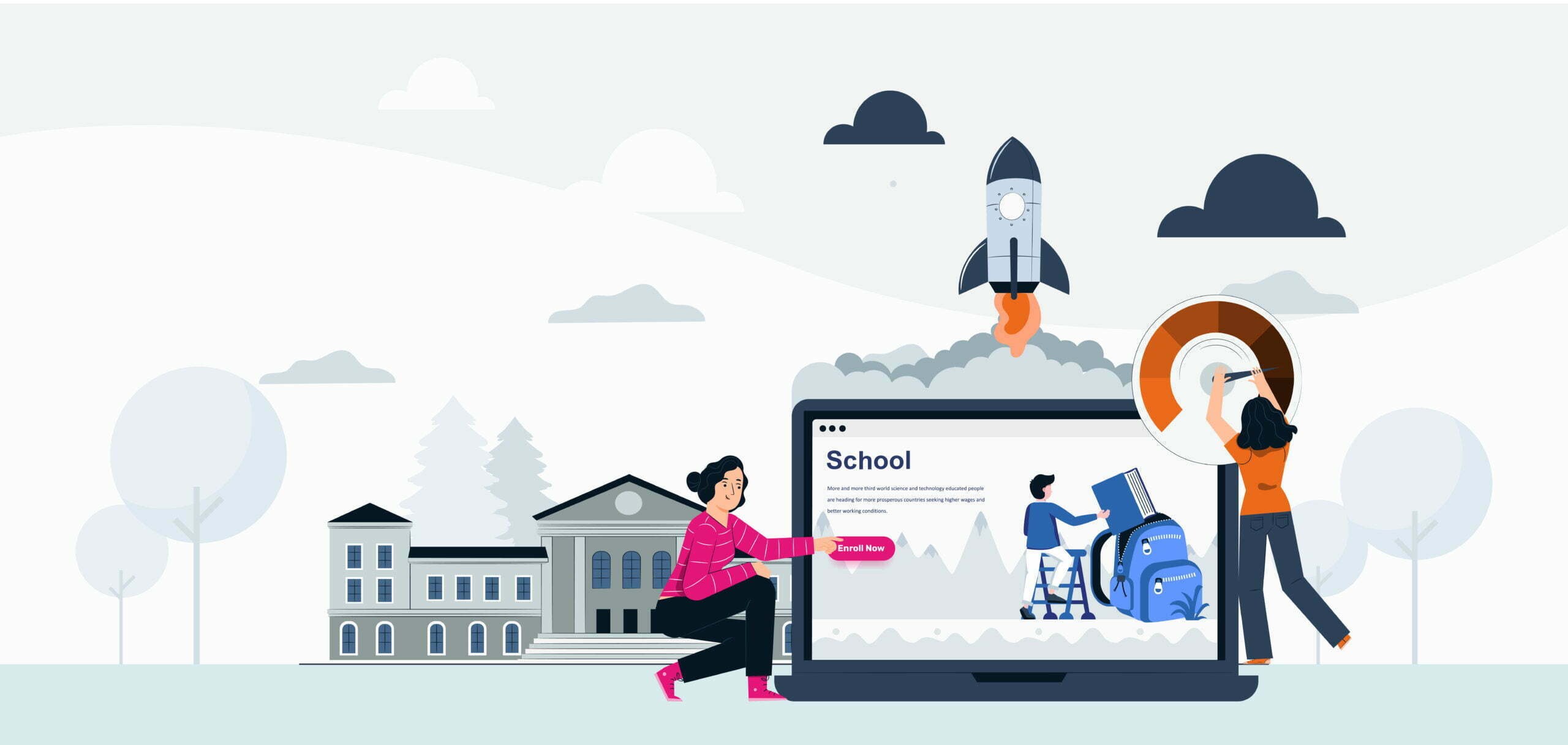 Website speed impact on school SEO and UX featured image